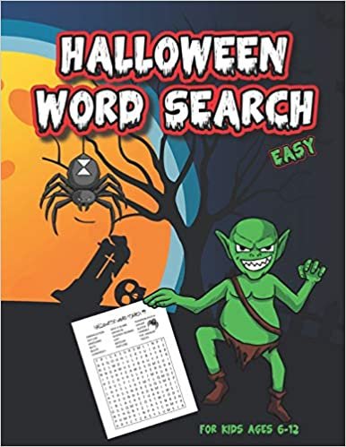 okumak Halloween Word Search For Kids Ages 6-12: Word Search Puzzles for Boys and Girls, Fun While Celebrating Trick or Treat