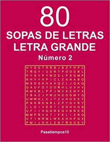 okumak 80 Sopas de letras Letra Grande - N. 2: Volume 2