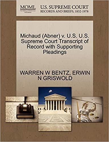 okumak Michaud (Abner) v. U.S. U.S. Supreme Court Transcript of Record with Supporting Pleadings