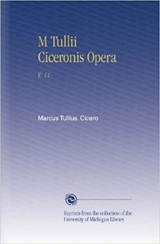 okumak M Tullii Ciceronis Opera: V. 11
