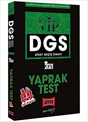 okumak Yargı 2021 DGS VIP Çek Kopart Yaprak Test