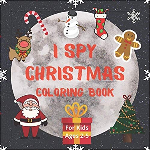 okumak I Spy Christmas Coloring Book for Kids Ages 2-5: Activity Coloring Book A-Z for Little Kids - Great Gift For Christmas
