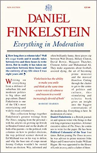 okumak Finkelstein, D: Everything in Moderation