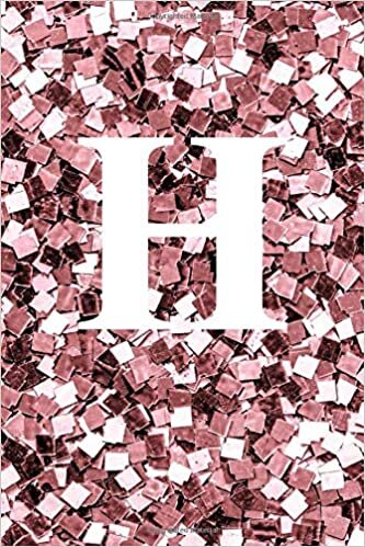 okumak H notebook: Sequin pink notebook, Monogram notebook/journal. letter H personalized notebook/journal/dairies for writing and taking notes .notebook for ... for girls .glossy finish 6×9 inches 120 pages