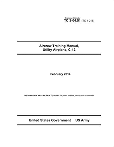okumak Training Circular TC 3-04.51 (TC 1-218) Aircrew Training Manual, Utility Airplane C-12 February 2014