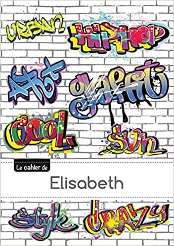 okumak Le carnet d&#39;Elisabeth - Petits carreaux, 96p, A5 - Graffiti (Enfant)