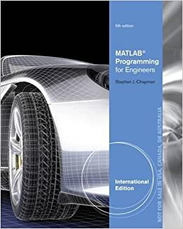 okumak Chapman, S: MATLAB Programming for Engineers, International