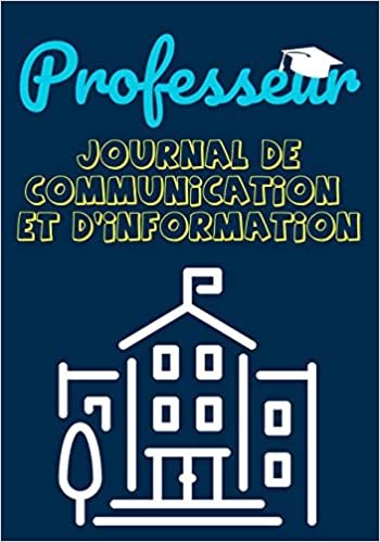 okumak Professeur Journal De Communication: Enregistrez tous les détails de l&#39;élève, du parent, du contact d&#39;urgence et de la santé - 7 x 10 pouces - 80 pages