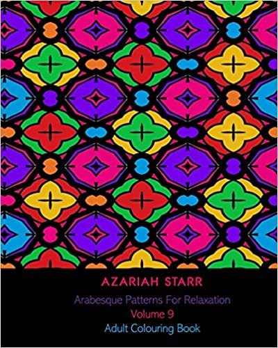okumak Arabesque Patterns For Relaxation Volume 9: Adult Colouring Book