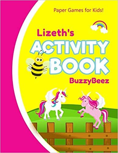okumak Lizeth&#39;s Activity Book: 100 + Pages of Fun Activities | Ready to Play Paper Games + Storybook Pages for Kids Age 3+ | Hangman, Tic Tac Toe, Four in a ... Letter L | Hours of Road Trip Entertainment
