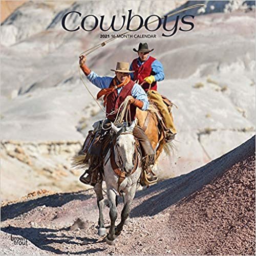 okumak Cowboys 2021 - 16-Monatskalender: Original BrownTrout-Kalender [Mehrsprachig] [Kalender] (Wall-Kalender)