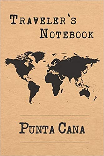 okumak Traveler&#39;s Notebook Punta Cana: 6x9 Travel Journal or Diary with prompts, Checklists and Bucketlists perfect gift for your Trip to Punta Cana (Dominican Republic) for every Traveler