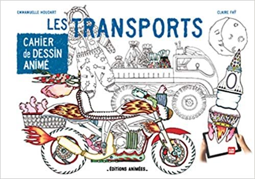 okumak Cahier de Dessin Animé - Les Transports