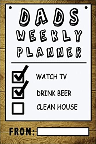 okumak Dads Weekly Planner: Dads to do list | Fathers Day Gift | Dad gifts