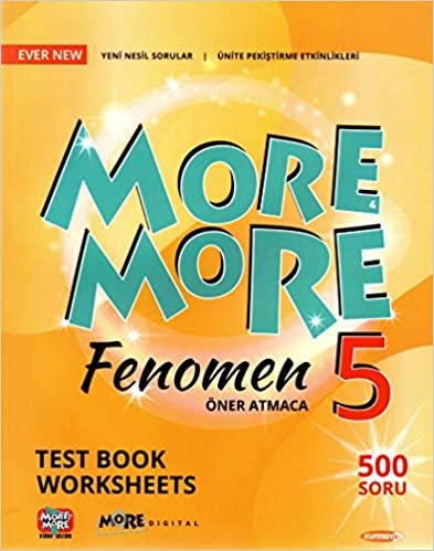 okumak KURMAY YAY.MORE&amp;MORE ENGLISH 5.SINIF FENOMEN TEST BOOK-WORKSHEETS