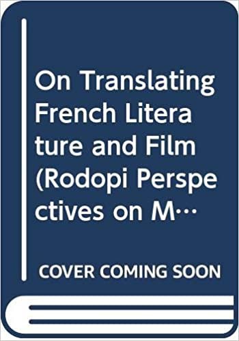 okumak On Translating French Literature and Film (Rodopi Perspectives on Modern Literature)