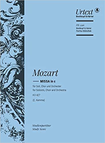 okumak Missa c-moll KV 427: Studienpartitur, Urtextausgabe für Soli, Chor, Orchester