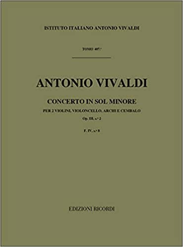 okumak Concerto In Sol Min. Op.III N.2 RV 578