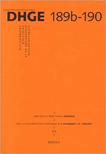 okumak Dictionnaire d&#39;Histoire Et de Geographie Ecclesiastiques - Fascicule 189b-190