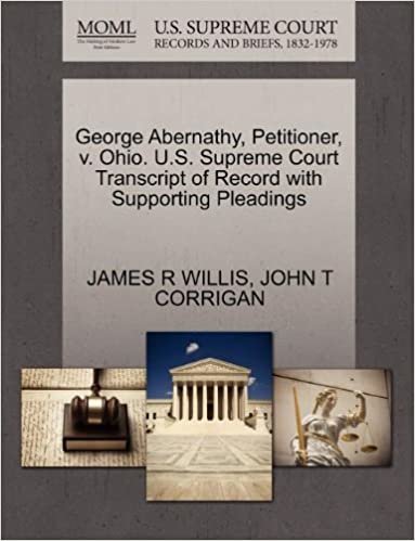 okumak George Abernathy, Petitioner, v. Ohio. U.S. Supreme Court Transcript of Record with Supporting Pleadings