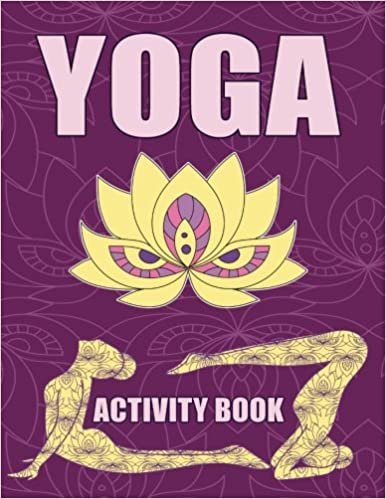 okumak Yoga Activity Book: 20 Word Search Puzzles and Answer, 20 Crossword Puzzles and Answer, Large Print Activity Book for Adults