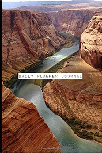 okumak Time Management Daily Planner Journal: 120 Pages | Day Planner | To Do Lists | Timetable | Important Lists | Use at home or at work | Beautiful Glossy Cover of Gran Canyon