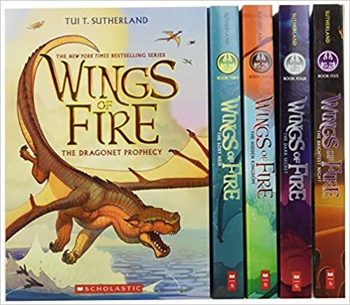 okumak Wings of Fire Boxset, Books 1-5 (Wings of Fire)