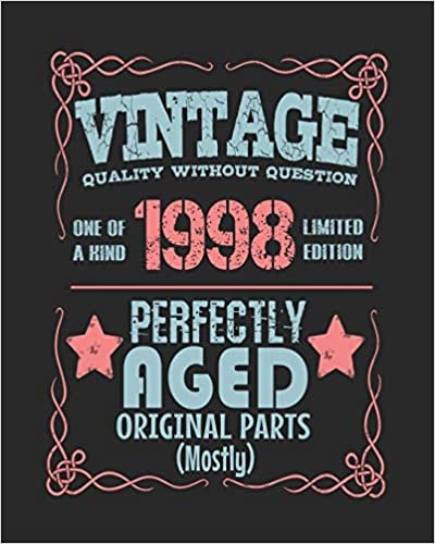 okumak Vintage Quality Without Question One of a Kind 1998 Limited Edition Perfectly Aged Original Parts Mostly: 2019 Planner for Anyone Born in 1998