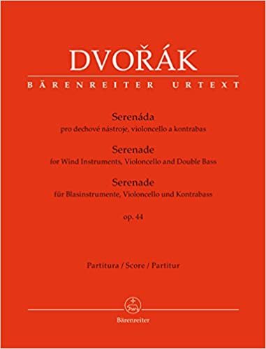 okumak Serenade für Blasinstrumente, Violoncello und Kontrabass op. 44: Partitur