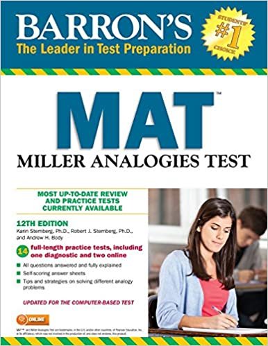 okumak Miller Analogies Test : 12th Ed w/2 online tests