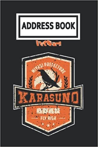 okumak Address Book: Haikyuu Anime Manga Volleyball Sport Team Karasuno Telephone &amp; Contact Address Book with Alphabetical Tabs. Small Size 6x9 Organizer and Notes with A-Z Index for Women Men