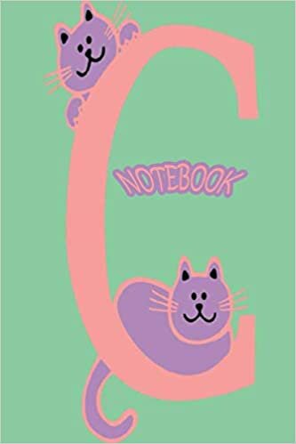 okumak Letter C: Notebook Journal Monogram Letter C Composition Notebook / Wide Blank Lined Workbook for s Kids Students Girls