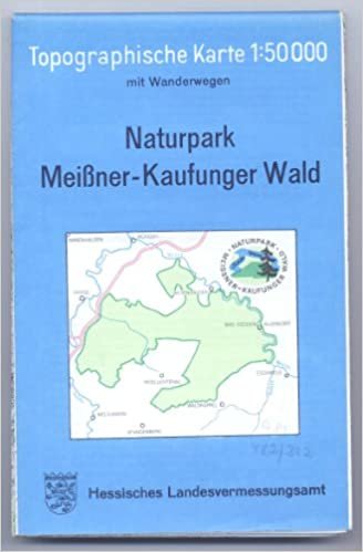 okumak Topographische Karte. Naturpark Meissner, Kaufunger Wald