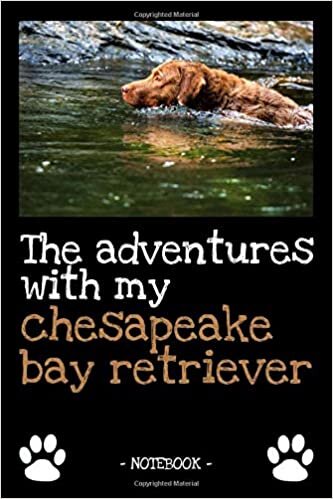 okumak The adventures with my chesapeake bay retriever: dog owner | dogs | notebook | pet | diary | animal | book | draw | gift | e.g. dog food planner | ruled pages + photo collage | 6 x 9 inch
