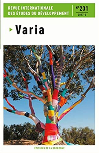 okumak Varia: N°231 - 2017-3 (Revue internationale des études du développement)