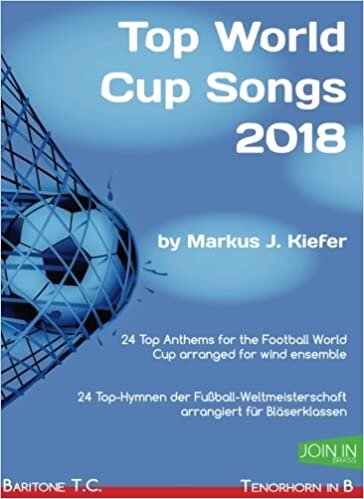 okumak Top World Cup Songs 2018: Baritone T.C. / Tenorhorn in B: Volume 14
