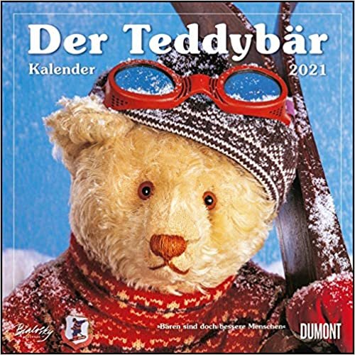 okumak Der Teddybär 2021 - Broschürenkalender - Wandkalender - Format 30 x 30 cm