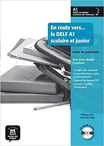 okumak En route vers le DELF scolaire et junior: Guide du professeur + CD-rom A1 (FLE NIVEAU SCOLAIRE TVA 5,5%)