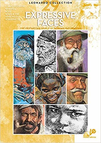 okumak Leonardo Collection Desen Kitabı Characteristic Faces No 29 Karakteristik Yüzler N: 29