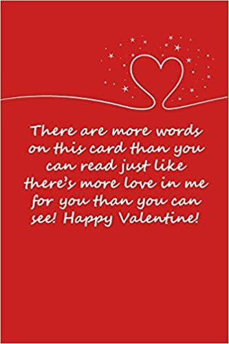 okumak Valentines day gifts : There are more words on this card than you can read just like there’s more love: Notebook gift for her |Valentines Day Ideas For girlfriend | Anniversary | Birthday