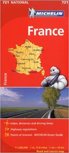 خريطة michelin فرنسا 721 (الخرائط/بلد (michelin))