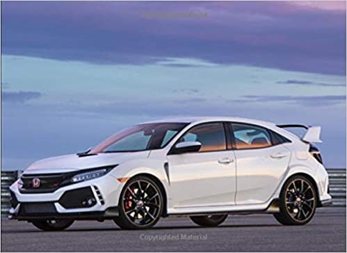 okumak Honda Civic Type R: 120 pages with 20 lines you can use as a journal or a notebook .8.25 by 6 inches.