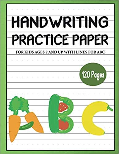 okumak HANDWRITING PRACTICE PAPER For Kids Ages 2 And Up With Lines For abc 120 Pages 2: Dotted Lined Writing Paper for Kids, Notebook with Dotted Lined ... For Students Learning to Write Letters.
