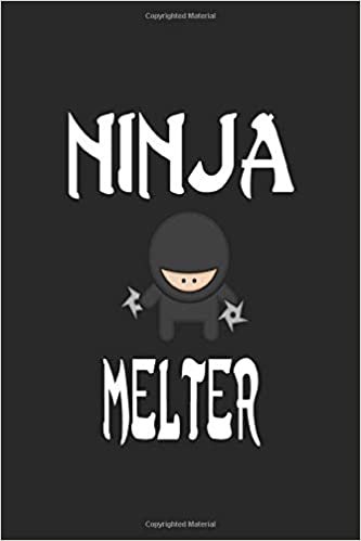 okumak Ninja MELTER: Ninja Journal 6x9 Inch Softcover Blank Lined Notebook With 120 Writable Pages