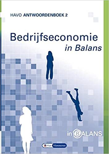 okumak Bedrijfseconomie in Balans antwoordenboek 2 havo