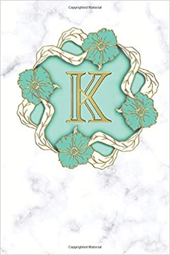 okumak K: Monogram Notebook/ Journal/ Diary (110 Ruled Pages, 6 x 9) (Letters, Band 8)