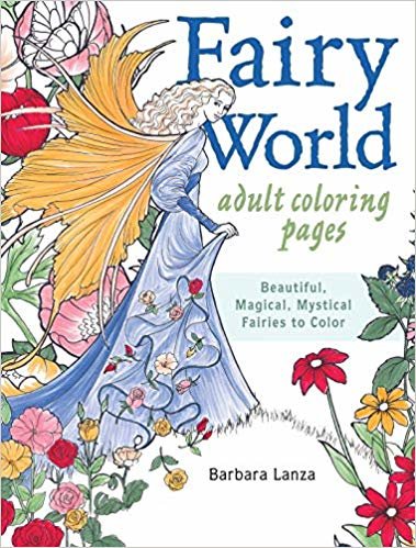 okumak Fairy World Coloring Pages : Beautiful, Magical Mystical Fairies to Color