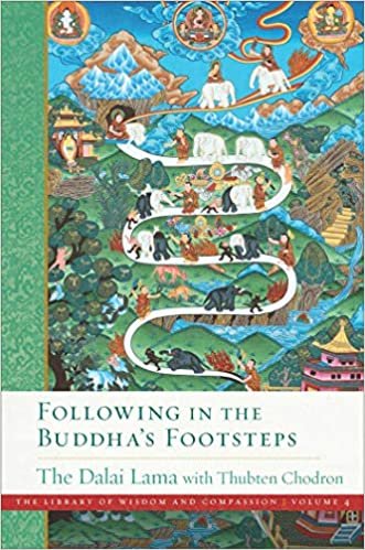 okumak Following in the Buddha&#39;s Footsteps: The Library of Wisdom and Compassion. Volume 4