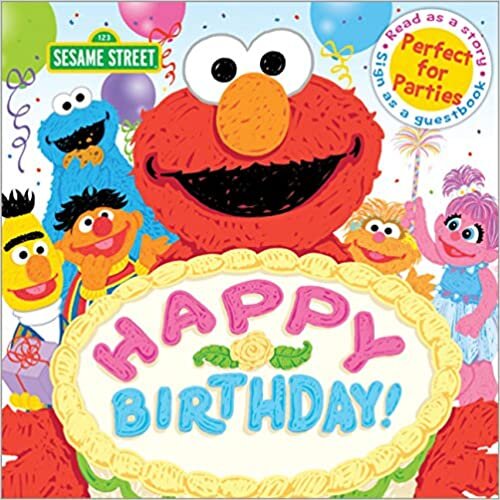 okumak Happy Birthday!: A Birthday Party Book (Sesame Street Scribbles)