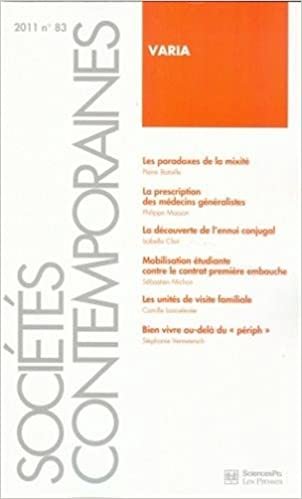 okumak Sociétés contemporaines, N° 83, 2011 : Varia